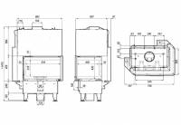 RIVA SM BL G  hydro Ενεργειακό τζάκι Λέβητας DEFRO HOME